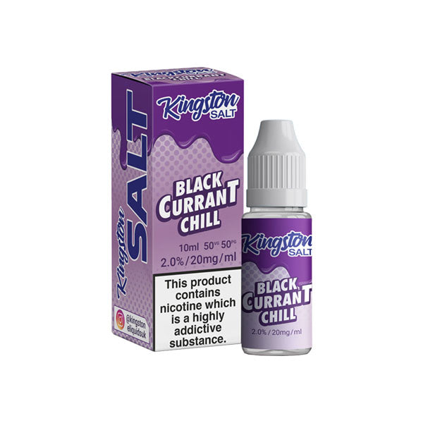 20mg Kingston Salts 10ml Nic Salts (50VG-50PG) - Flavour: Cherry Chill