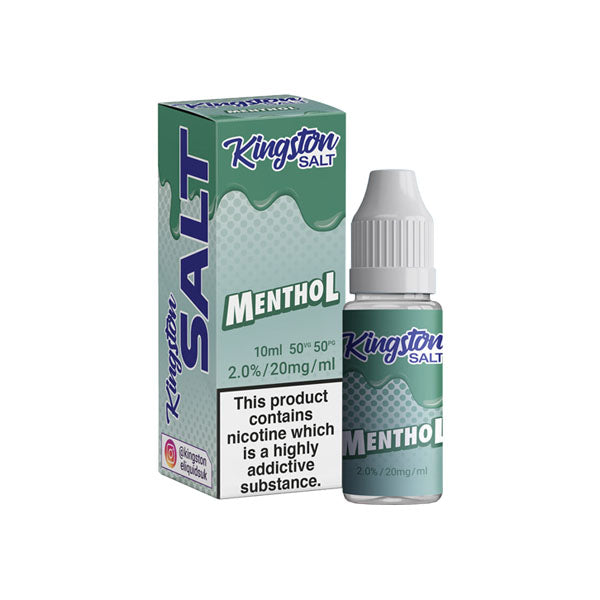 10mg Kingston Salts 10ml Nic Salts (50VG-50PG) - Flavour: Grapeberry Ice