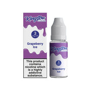 Kingston 6mg 10ml E-liquids (50VG-50PG) - Flavour: Grape Zingberry