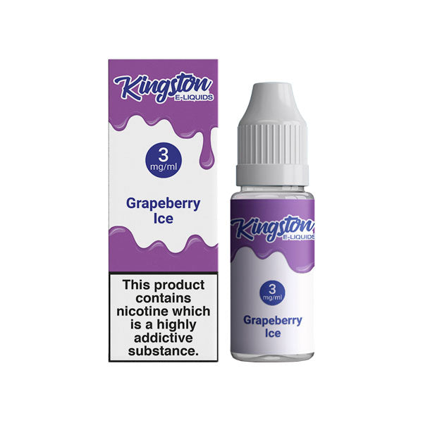 Kingston 6mg 10ml E-liquids (50VG-50PG) - Flavour: Zingberry