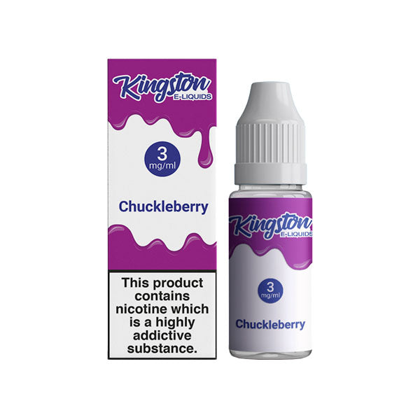 Kingston 18mg 10ml E-liquids (50VG-50PG) - Flavour: Blackcurrant Chill