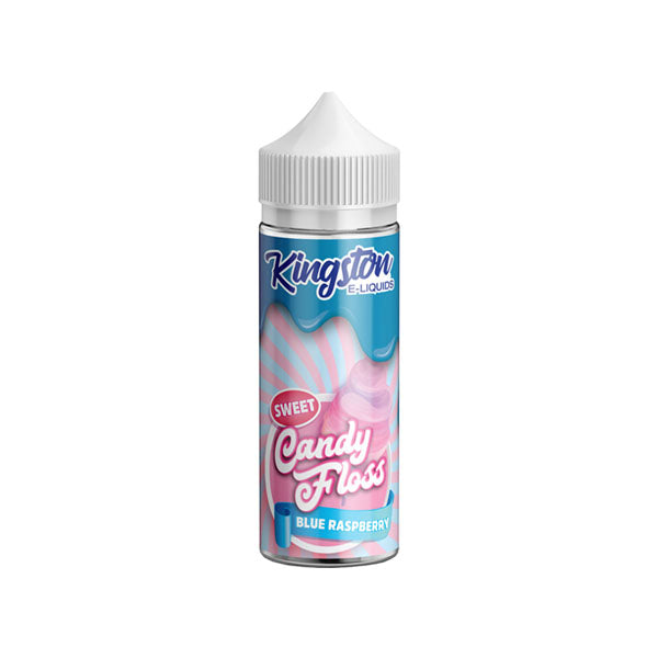 Kingston Sweet Candy Floss 120ml Shortfill 0mg (70VG-30PG) - Flavour: Blue Raspberry Candy Floss