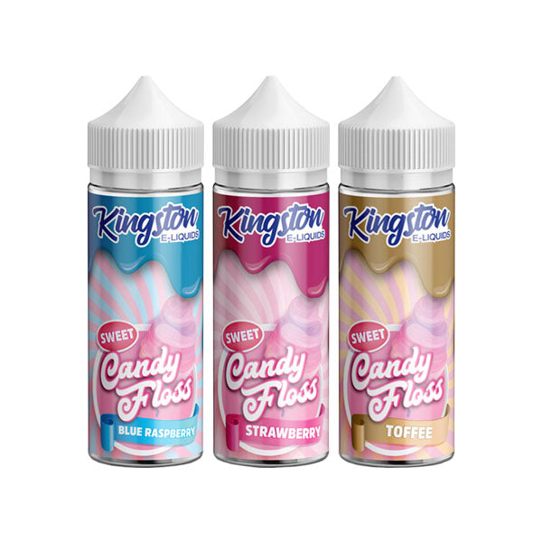 Kingston Sweet Candy Floss 120ml Shortfill 0mg (70VG-30PG) - Flavour: Strawberry Candy Floss