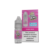 10mg Soda King Bar SALTS Nic Salts 10ml - (50VG/50PG) - Flavour: Gummy Bear