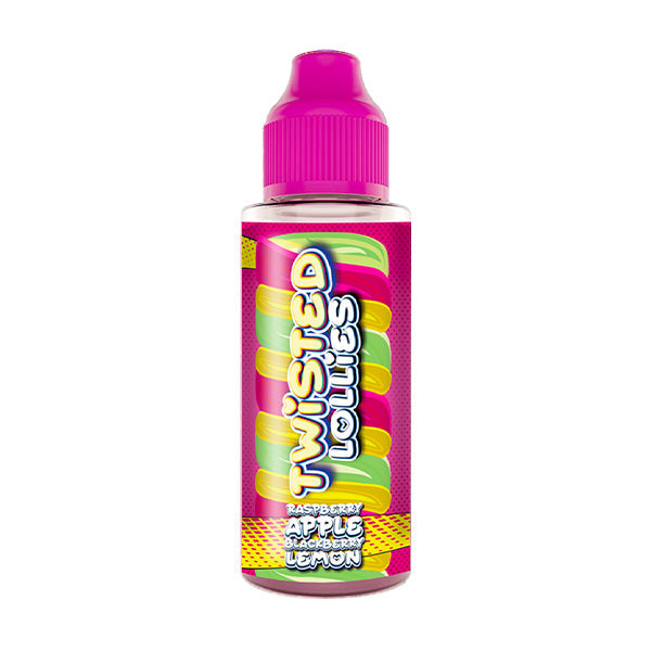 Twisted Lollies 100ml Shortfill 0mg (60VG-40PG) - Flavour: Blueberry Milk and Cherry