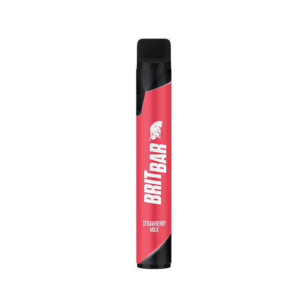 20mg Brit Bar Disposable Vape Device 575 Puffs - Flavour: Black Chew