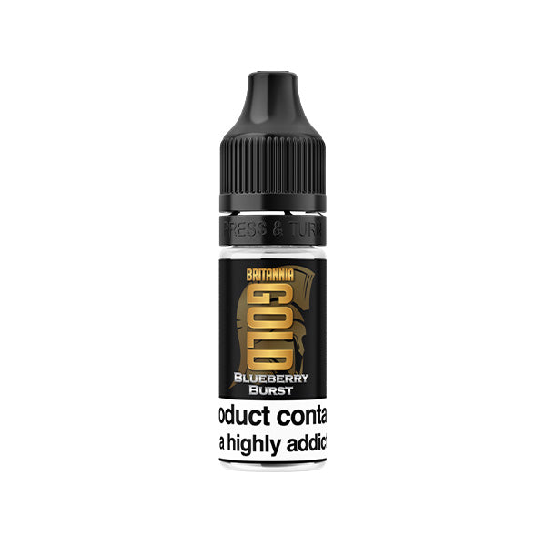 Britannia Gold 6mg 10ml E-Liquids (40VG-60PG) - Flavour: Blackcurrant