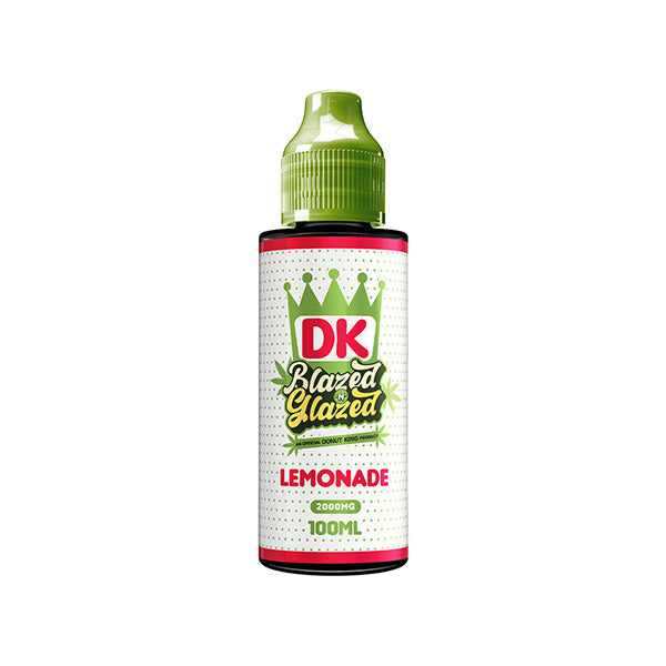 DK Blazed N Glazed 2000mg CBD E-liquid 120ml (50VG-50PG) - Flavour: Strawberry Ice