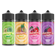 Straight Up Fruits 100ml Shortfill 0mg (70VG-30PG) - Flavour: Lemon Lime