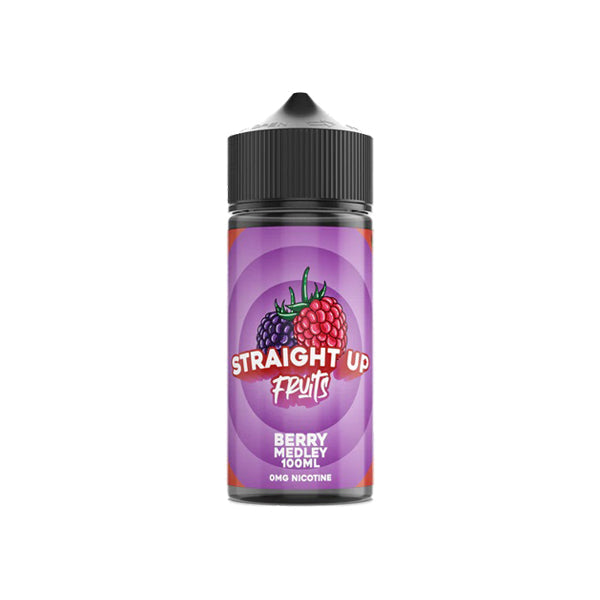 Straight Up Fruits 100ml Shortfill 0mg (70VG-30PG) - Flavour: Pineberry