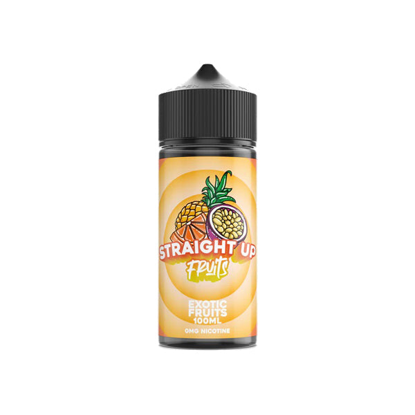 Straight Up Fruits 100ml Shortfill 0mg (70VG-30PG) - Flavour: Exotic Fruits