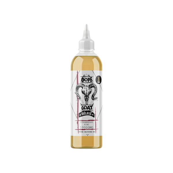 Dope Goat Deluxe 10,000 CBD + CBG E-liquid 250ml (70VG/30PG) - Flavour: Strawberry Kiwi
