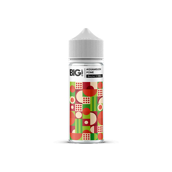 The Big Tasty Exotic 100ml Shortfill 0mg (70VG-30PG) - Flavour: Aquamelon Pome