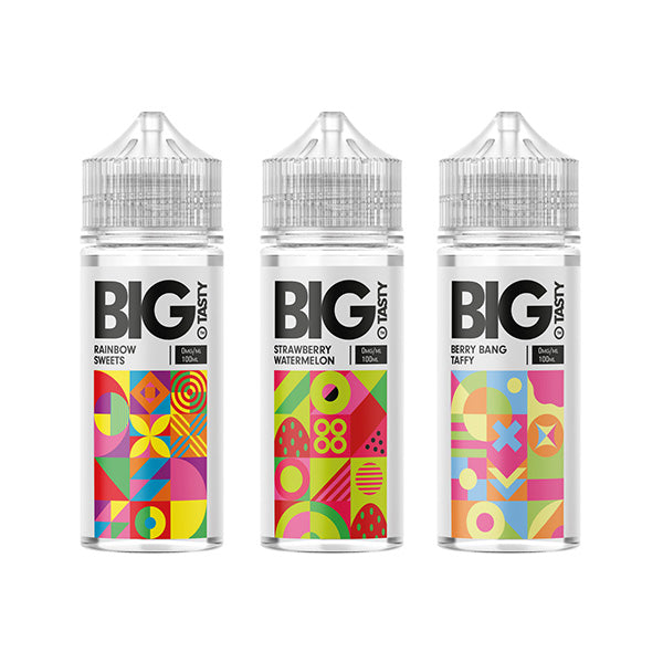 The Big Tasty Candy Rush 100ml Shortfill 0mg (70VG-30PG) - Flavour: Rainbow Sweets