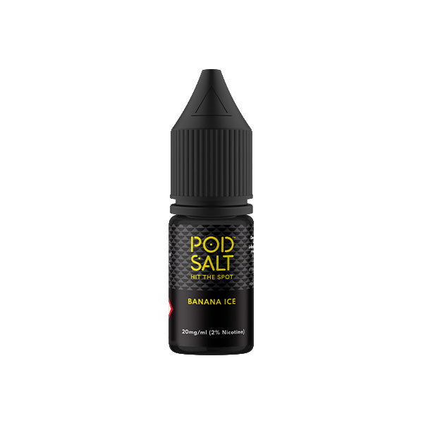 11mg Pod Salt Core 10ml Nic Salts (50VG-50PG) - Flavour: Banana Ice