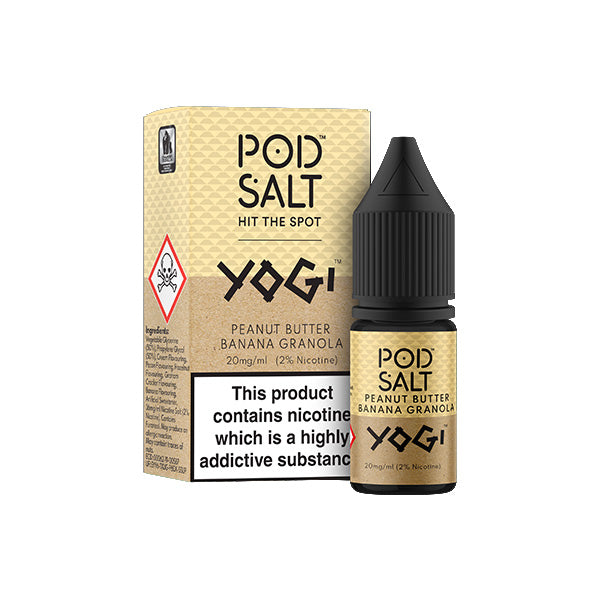 11mg Pod Salt Fusions 10ml Nic Salt (50VG-50PG) - Flavour: Pink Haze