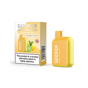 0mg SideKick Energy Caffeine Disposable Vape 600 Puff - Flavour: Lemon and Lime