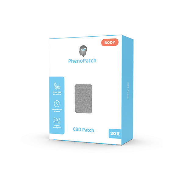 PhenoPatch By PhenoLife Body 960mg CBD Patches - 30 Patches (BUY 1 GET 1 FREE)