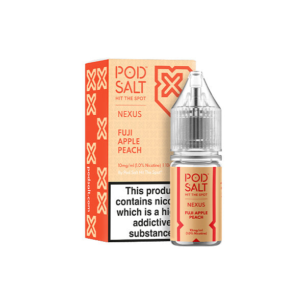 10mg Pod Salt Nexus 10ml Nic Salt (50VG-50PG) - Flavour: Sweet Tangerine Coconut
