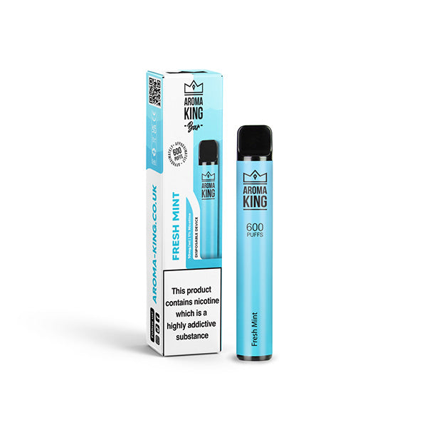 10mg Aroma King Bar 600 Disposable Vape Device 600 Puffs - Flavour: Menthol