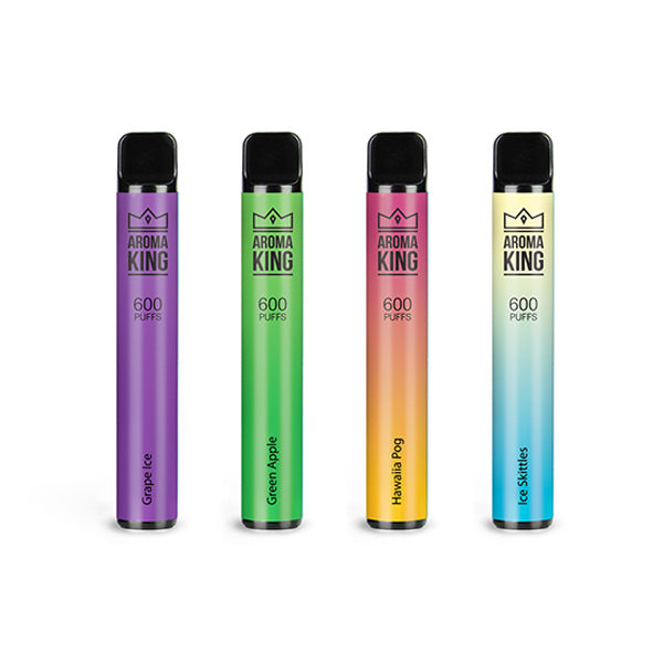 10mg Aroma King Bar 600 Disposable Vape Device 600 Puffs - Flavour: Ice Skittles