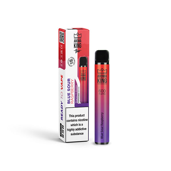 10mg Aroma King Bar 600 Disposable Vape Device 600 Puffs - Flavour: Banana Ice