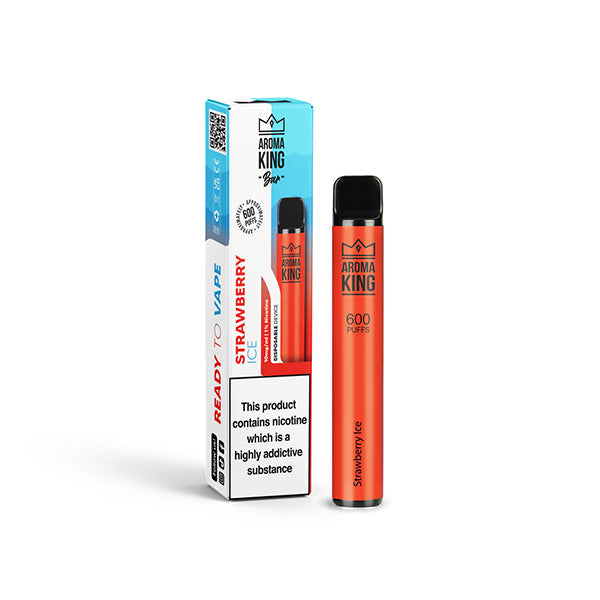 10mg Aroma King Bar 600 Disposable Vape Device 600 Puffs - Flavour: Banana Ice