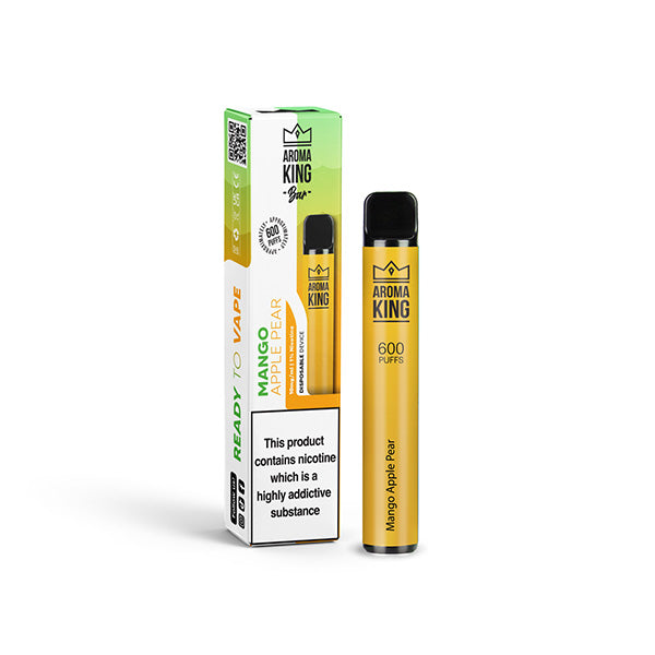 10mg Aroma King Bar 600 Disposable Vape Device 600 Puffs - Flavour: Banana Ice