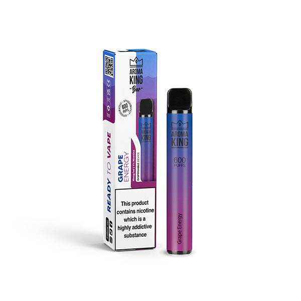 10mg Aroma King Bar 600 Disposable Vape Device 600 Puffs - Flavour: Banana Ice