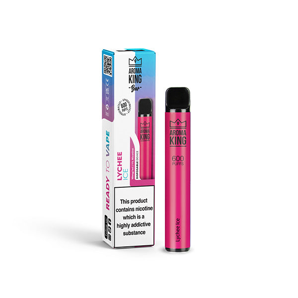 10mg Aroma King Bar 600 Disposable Vape Device 600 Puffs - Flavour: Banana Ice