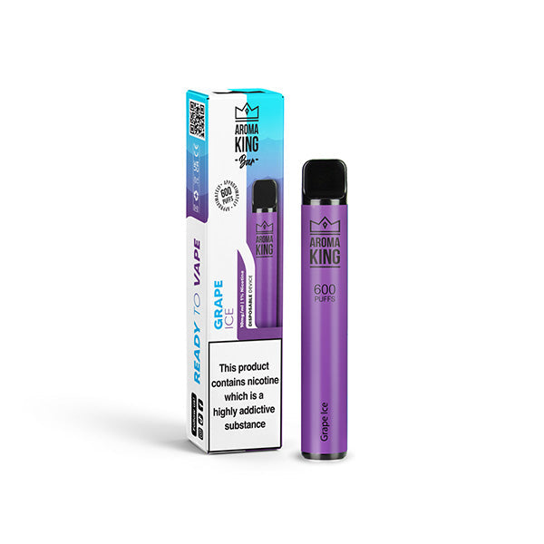 10mg Aroma King Bar 600 Disposable Vape Device 600 Puffs - Flavour: Banana Ice