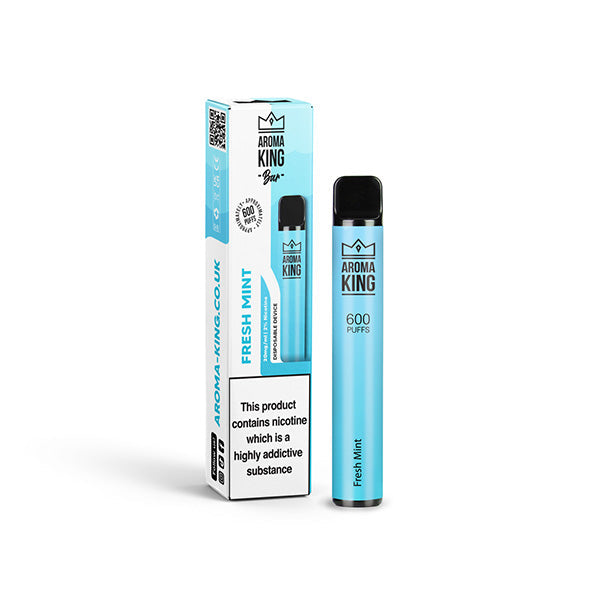 20mg Aroma King Bar 600 Disposable Vape Device 600 Puffs - Flavour: Grape Energy