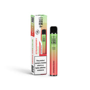 20mg Aroma King Bar 600 Disposable Vape Device 600 Puffs - Flavour: Strawberry Ice Cream