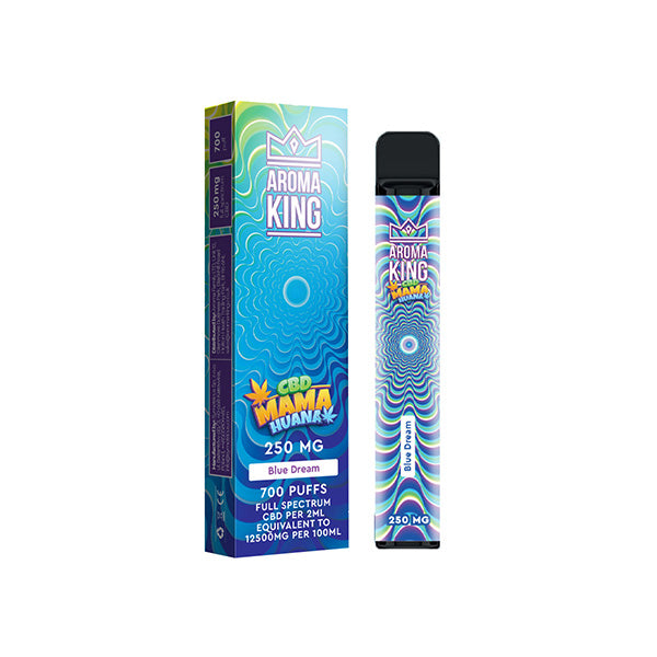 Aroma King Mama Huana 250mg CBD Disposable Vape Device 700 Puffs - Flavour: Tangerine Dream