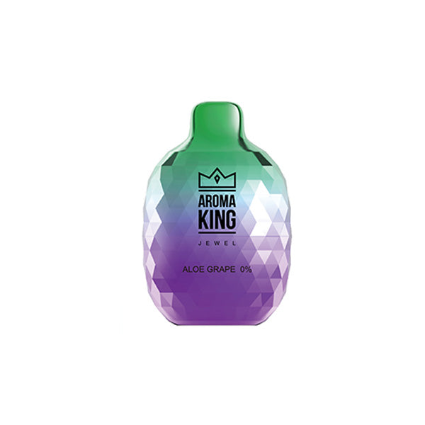 0mg Aroma King Jewel Disposable Vape Device 8000 Puffs - Flavour: Cucumber Mint Energy