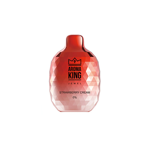 0mg Aroma King Jewel Disposable Vape Device 8000 Puffs - Flavour: Blueberry Mint Passionfruit