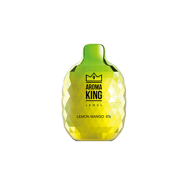 0mg Aroma King Jewel Disposable Vape Device 8000 Puffs - Flavour: Cucumber Mint Energy