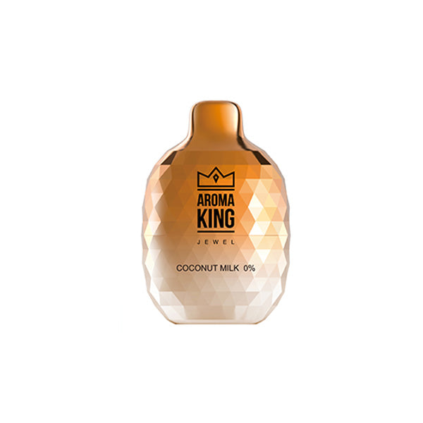 0mg Aroma King Jewel Disposable Vape Device 8000 Puffs - Flavour: Lemon Mango