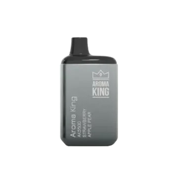0mg Aroma King AK5500 Metallic Disposable Vape Device 5500 Puffs - Flavour: Strawberry Melon Chew