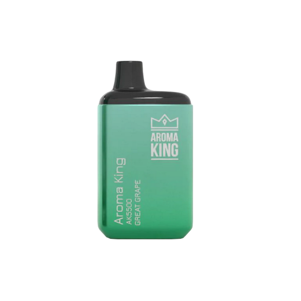 0mg Aroma King AK5500 Metallic Disposable Vape Device 5500 Puffs - Flavour: Pink Lady