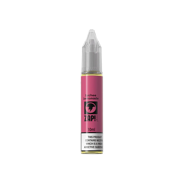 20mg Zap! Juice 10ml Nic Salts (50VG/50PG) - Flavour: Peach Ice Tea