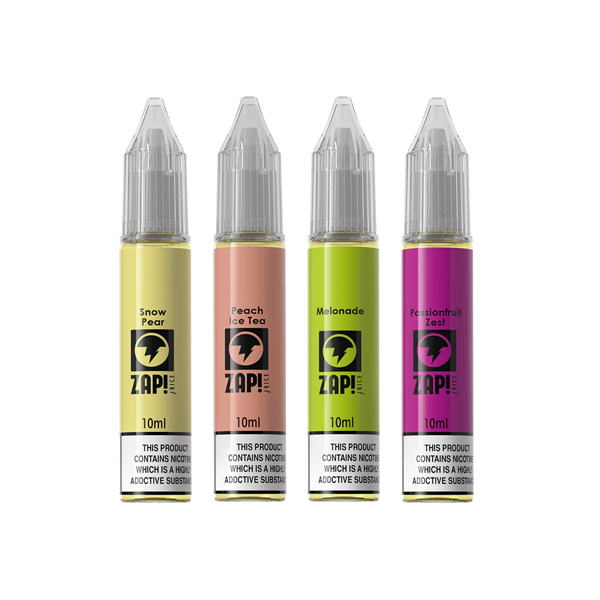 10mg Zap! Juice 10ml Nic Salts (50VG/50PG) - Flavour: Snow Pear