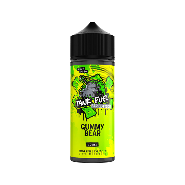 Tank Fuel Bar Edition 100ml Shortfill 0mg (70VG/30PG) - Flavour: Peach Ice