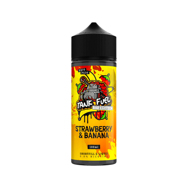 Tank Fuel Bar Edition 100ml Shortfill 0mg (70VG/30PG) - Flavour: Peach Ice