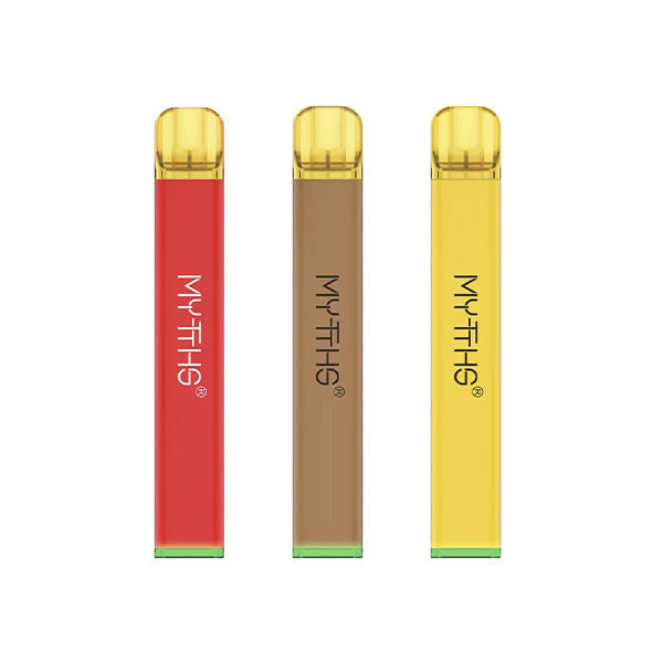 20mg Mytths Disposable Vape Device 600 Puffs - Flavour: Banana Papaya