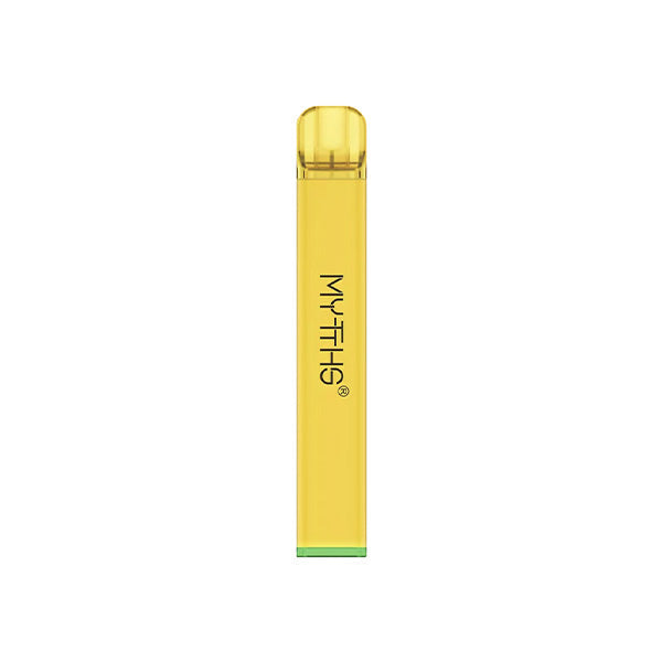 20mg Mytths Disposable Vape Device 600 Puffs - Flavour: Banana Papaya