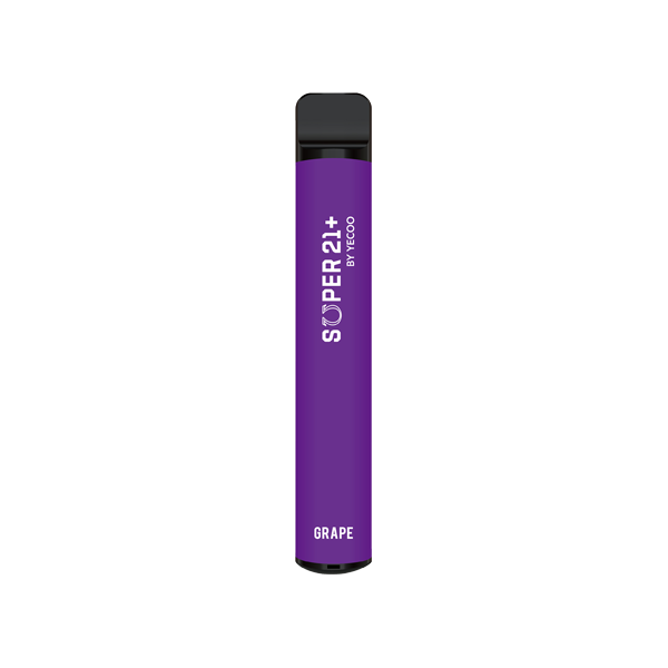 20mg Super21+ By Yecoo Disposable Vape Device 600 Puffs - Flavour: Blueberry Plus
