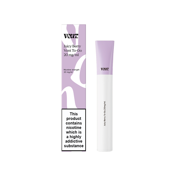 20mg Vont To-Go Disposable Vape Device 600 Puffs - Flavour: Absolut Passionfruit