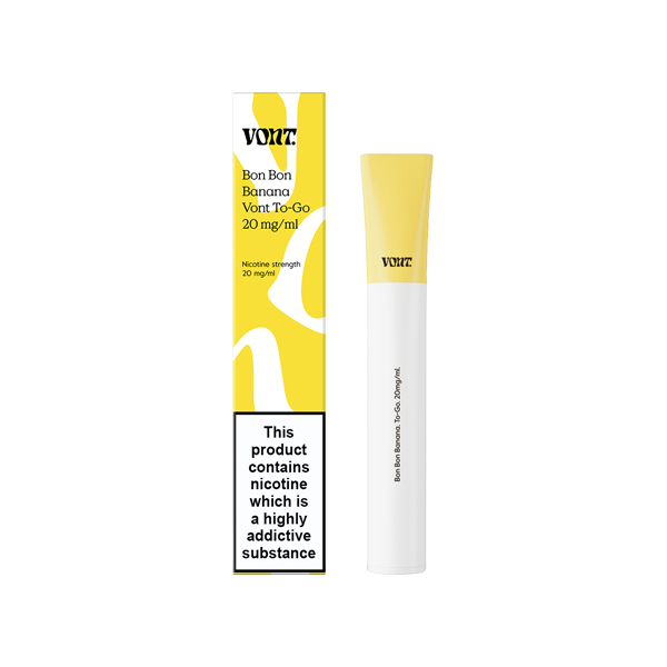 20mg Vont To-Go Disposable Vape Device 600 Puffs - Flavour: Aloha Pineapple