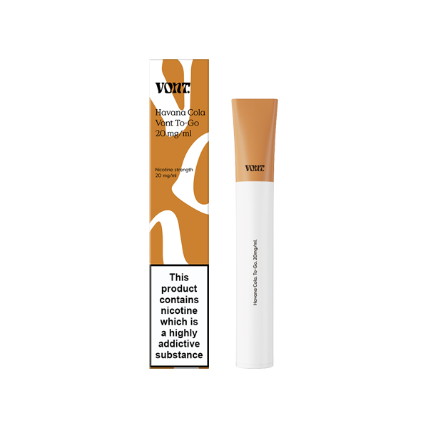 20mg Vont To-Go Disposable Vape Device 600 Puffs - Flavour: Absolut Passionfruit